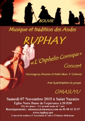 Spectacle de musique des Andes Boliviennes avec Omasuyu et Ruphay